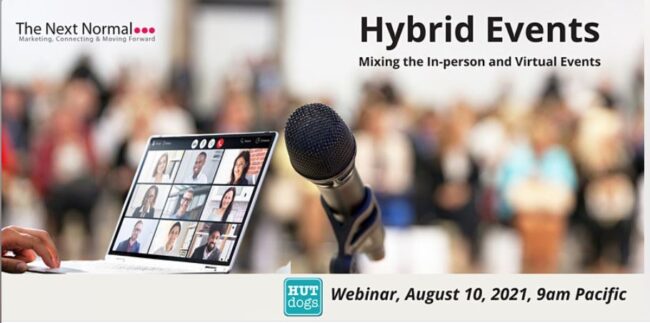HUTdogs the Next Normal webinar flyer