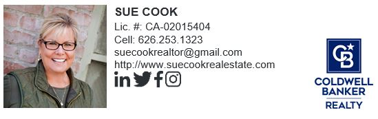 Sue Cook Coldwell Banker headshot with logo 