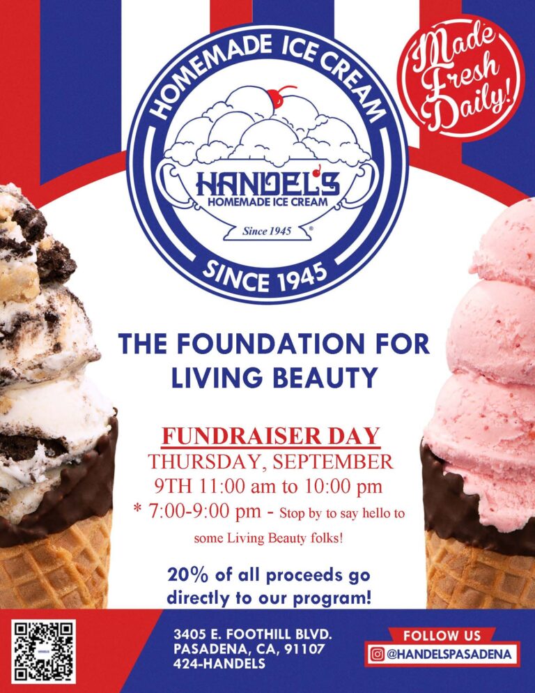 Foundation for Living Beauty's Ice Cream with a Purpose