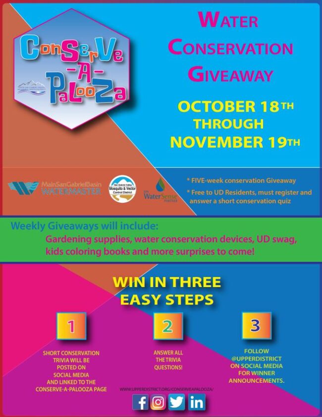 Water Conservation Giveaway Conservapalooza