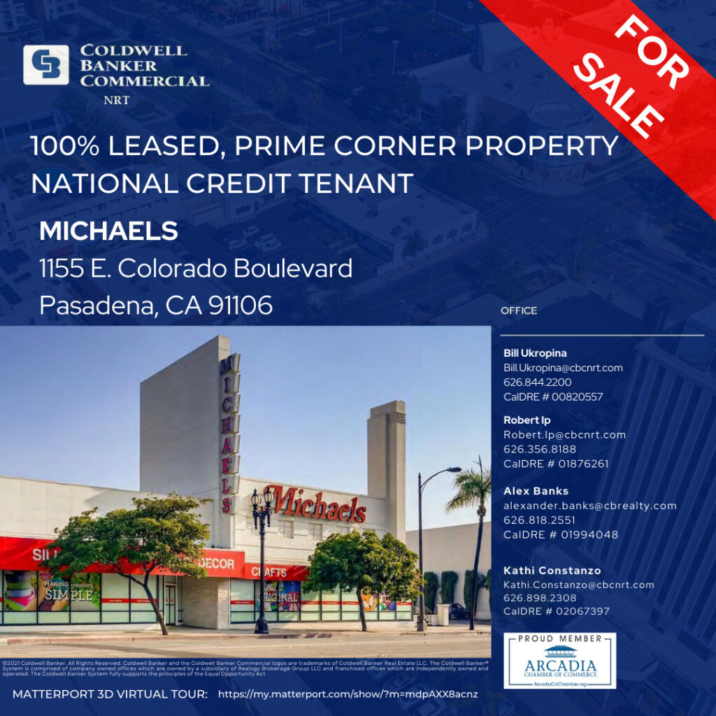 1155 E Colorado building for sale by Coldwell Banker Commercial