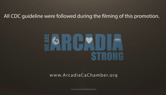 Ending title for Arcadia Strong video