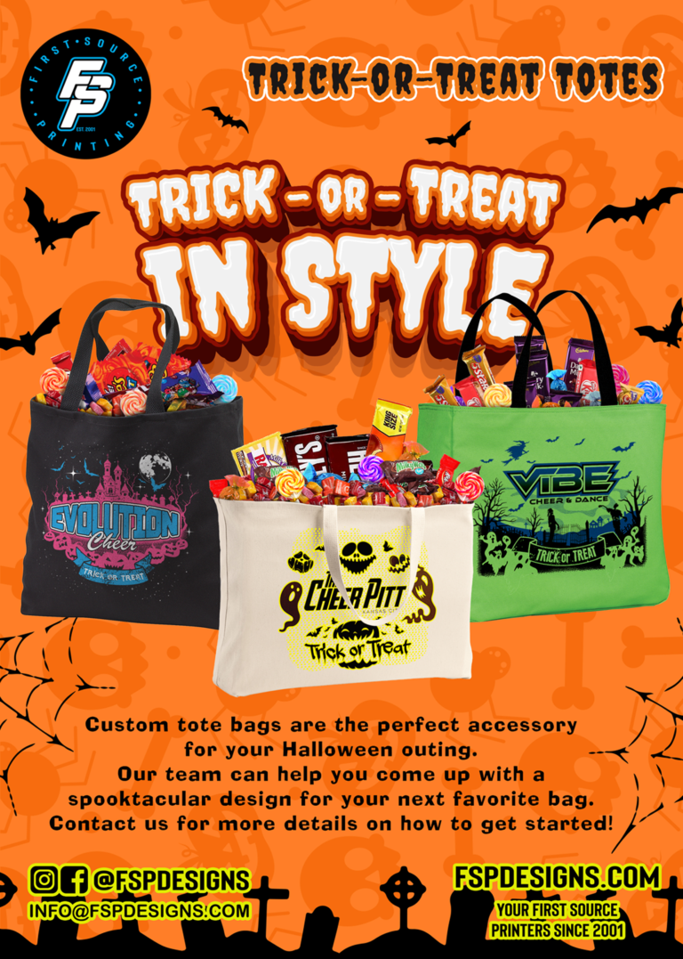 FSP Designs Halloween totes bags