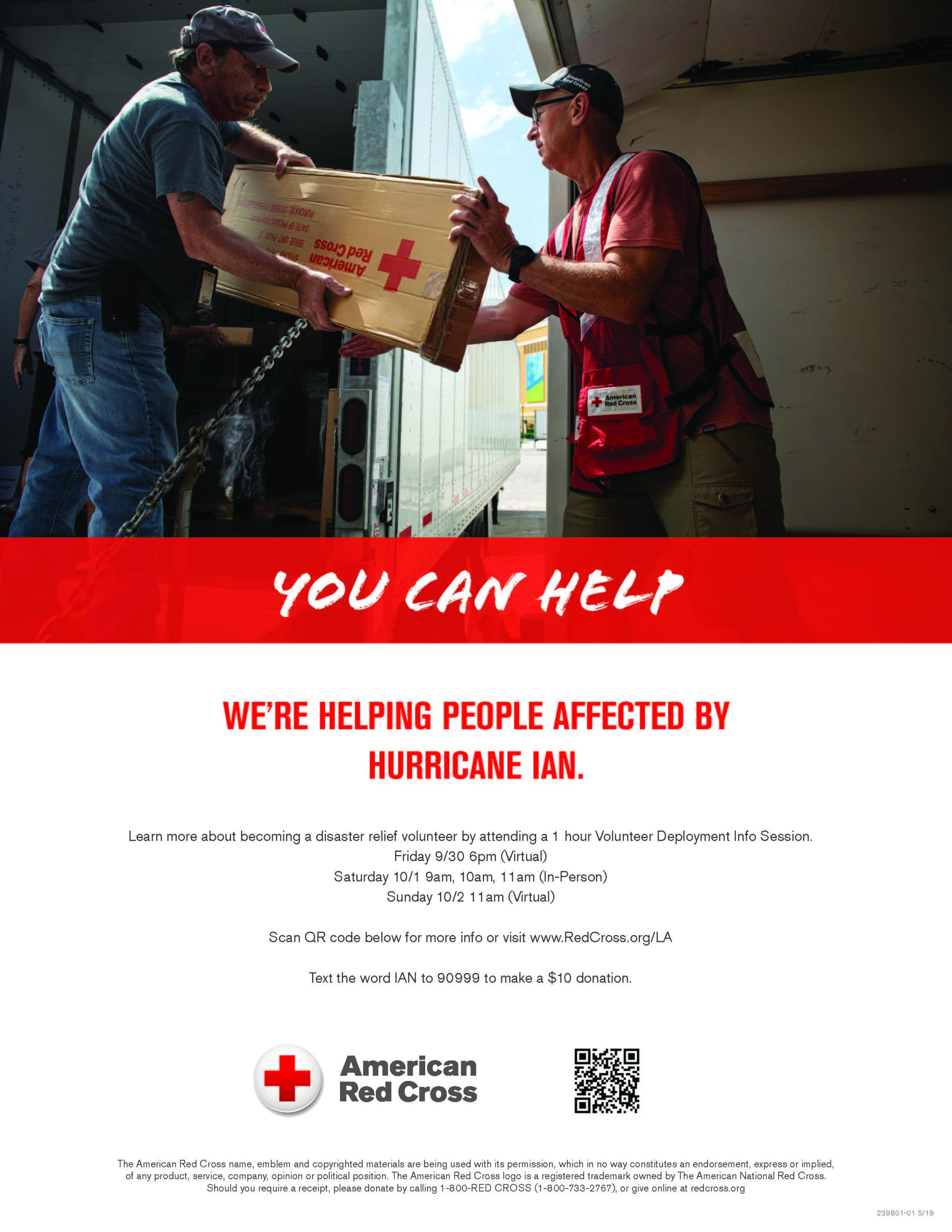 Red Cross Hurricane Ian Relief 