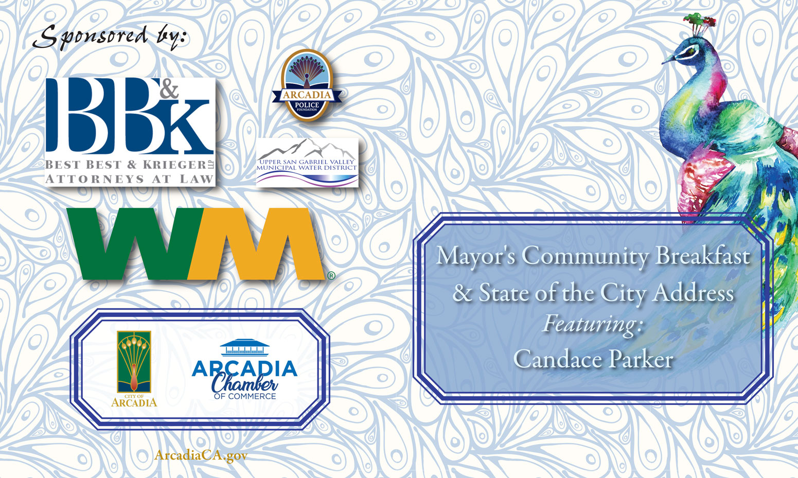 Mayor's Community Breakfast featuring Candace Parker flyer