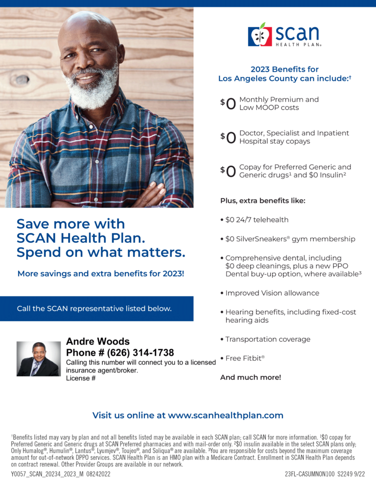 San Health Plan with Andre Woods information