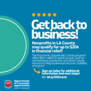 get back to business information for nonprofits in LA County