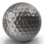 Platinum golf ball