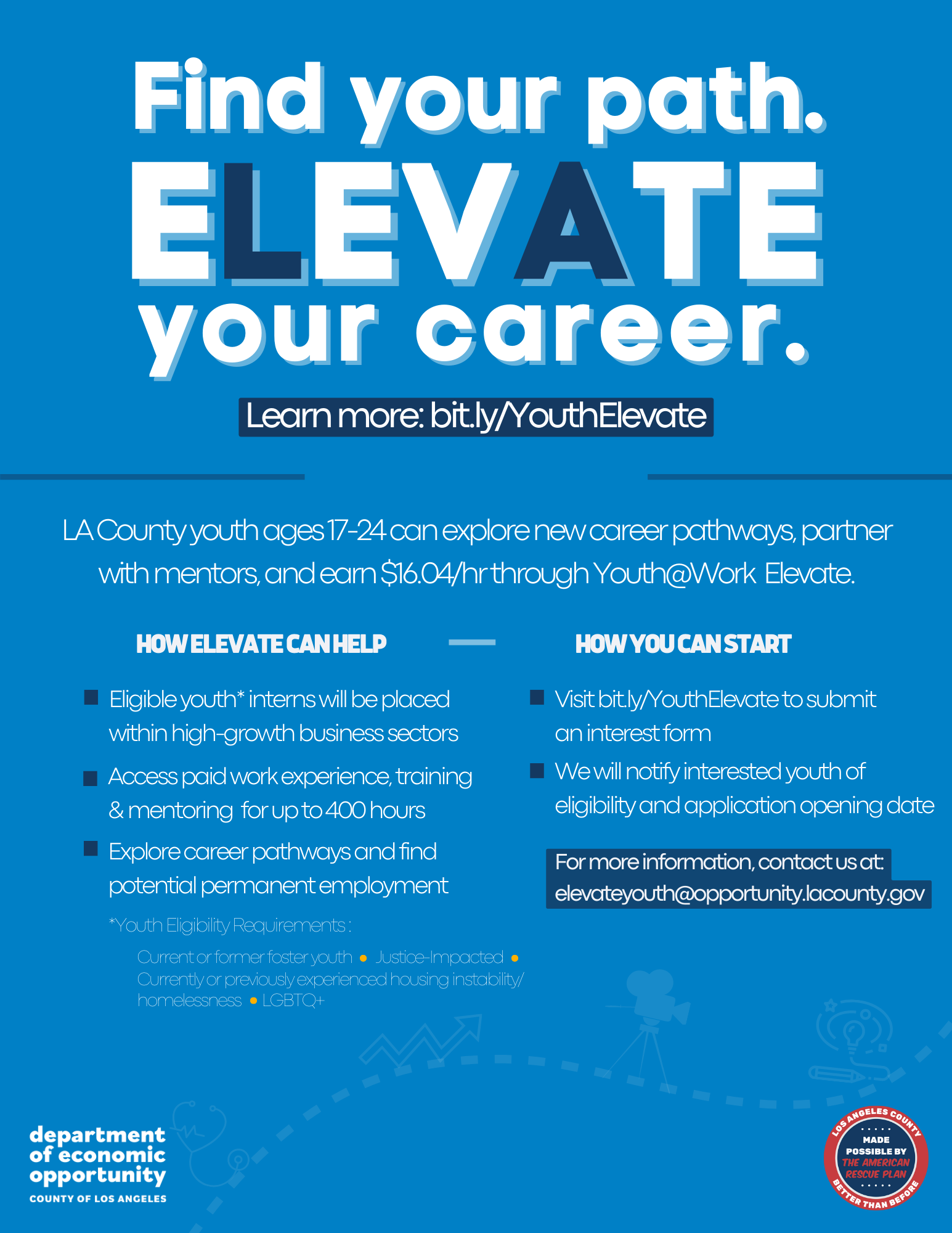 Elevate your career path program for kids 