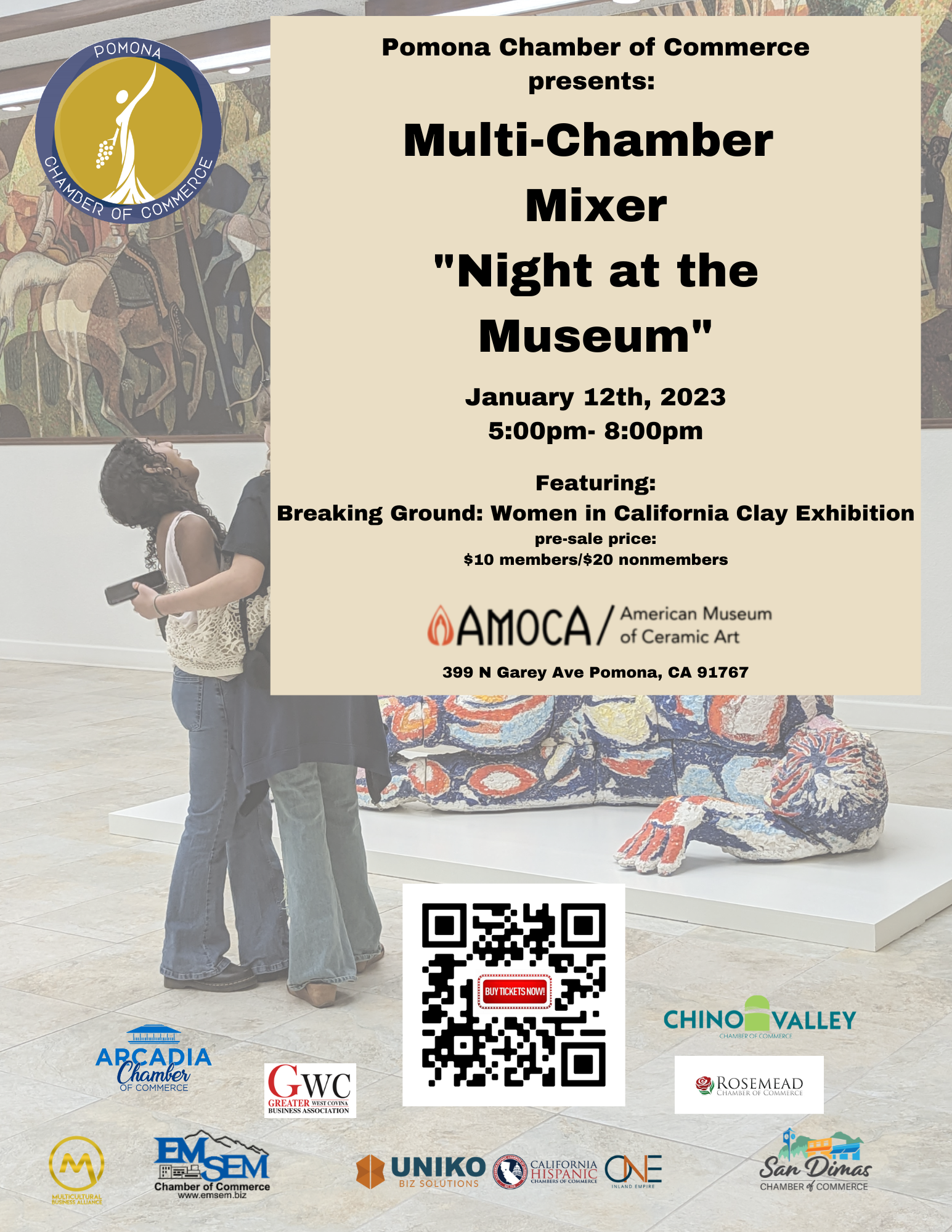 flyer for Pomona mixer updated as of January 6