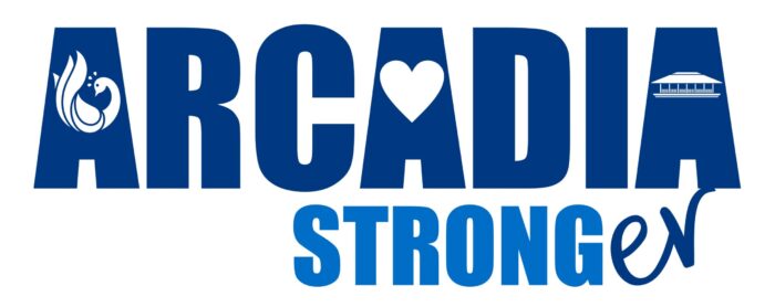 logo for Arcadia Stronger grant program