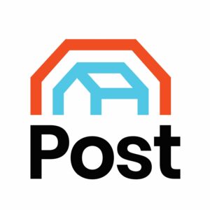 post alarm blue and orange logo 2023