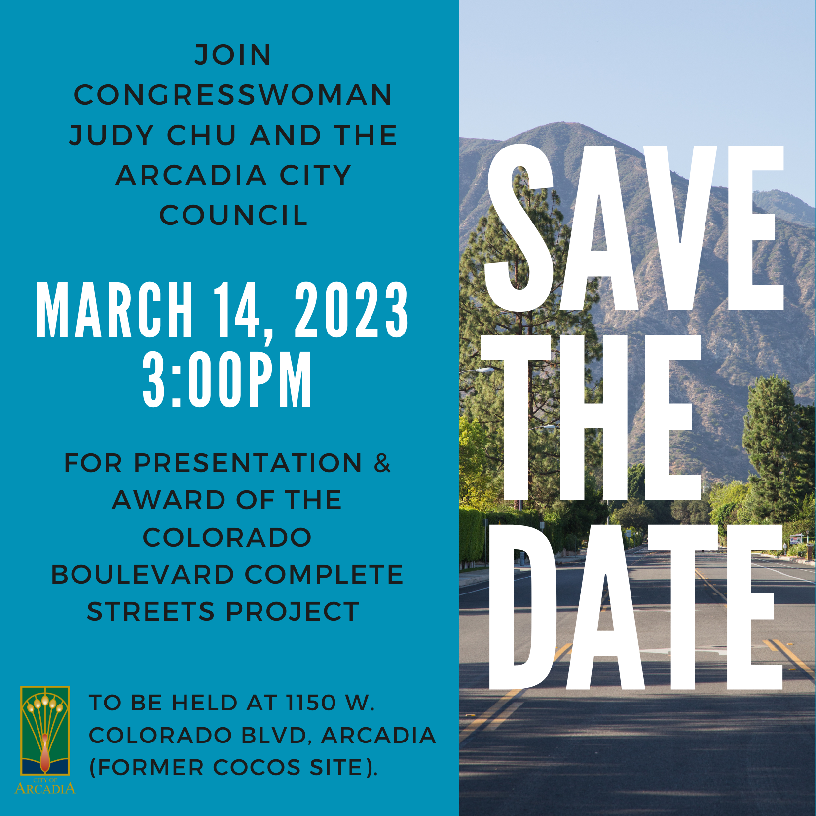 Colorado Boulevard Complete Streets Project invite 
