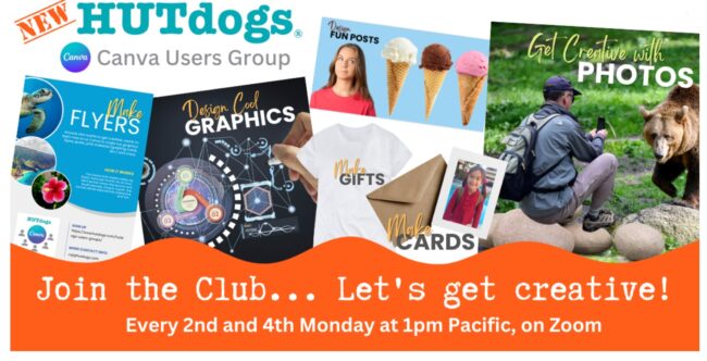 HUTdogs Canvas Club HUTdogs announces Canva Users Group