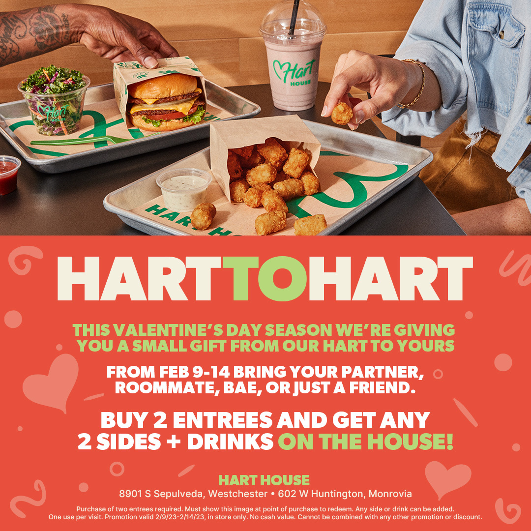 Hart House hart to hart valentine's day promo