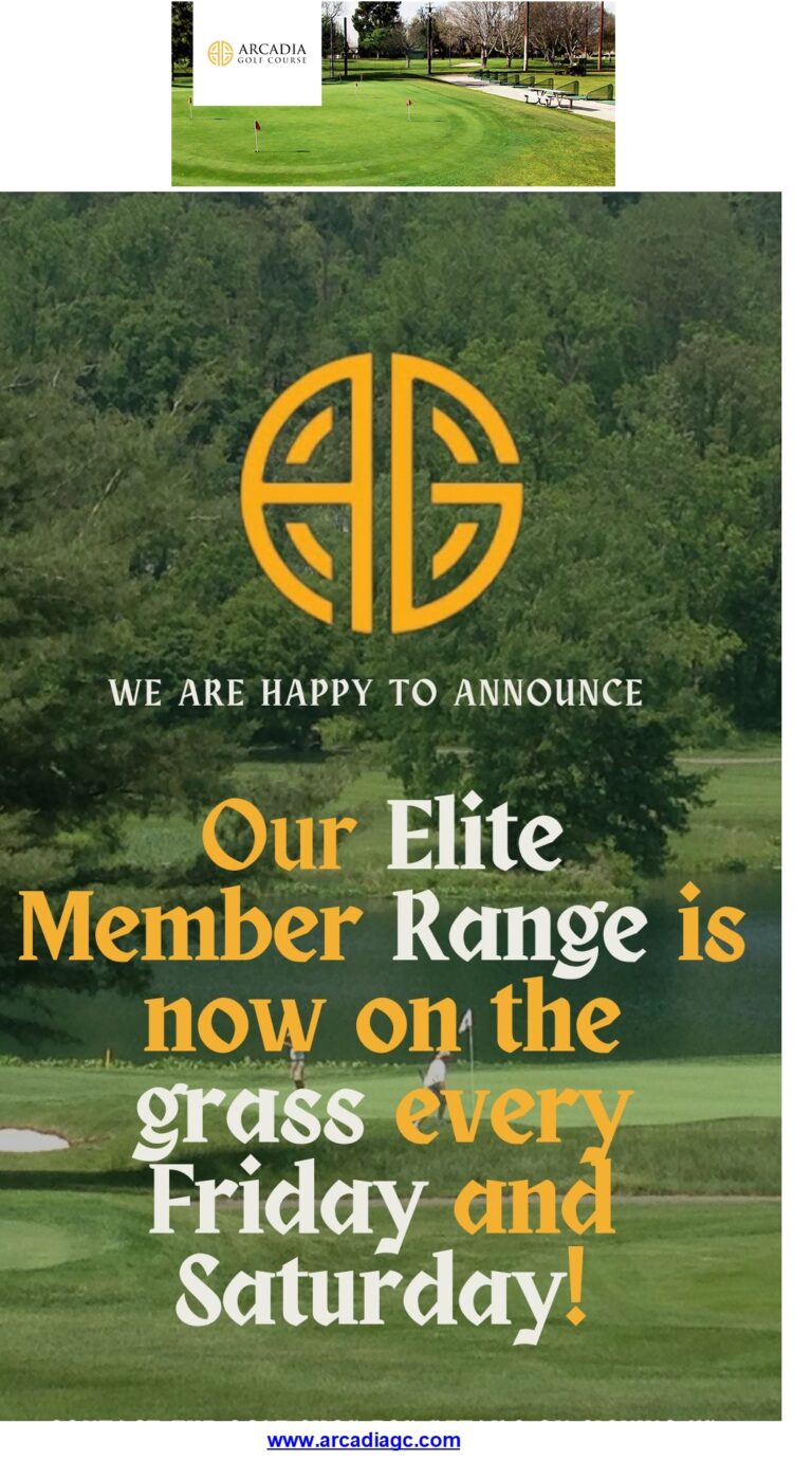Arcadia 3 Par Elite Member Range open Friday and Saturday