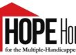 Hope House for the Multiple Handicapped logo in black and red