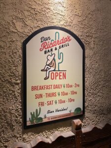 logo and signage for Don Ricardo's