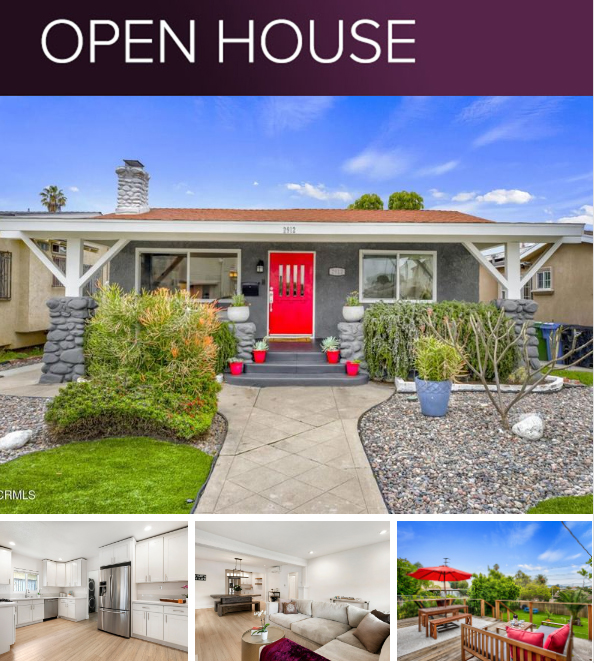 Open house for 2192 Idell St Los Angeles for berkshire hathaway