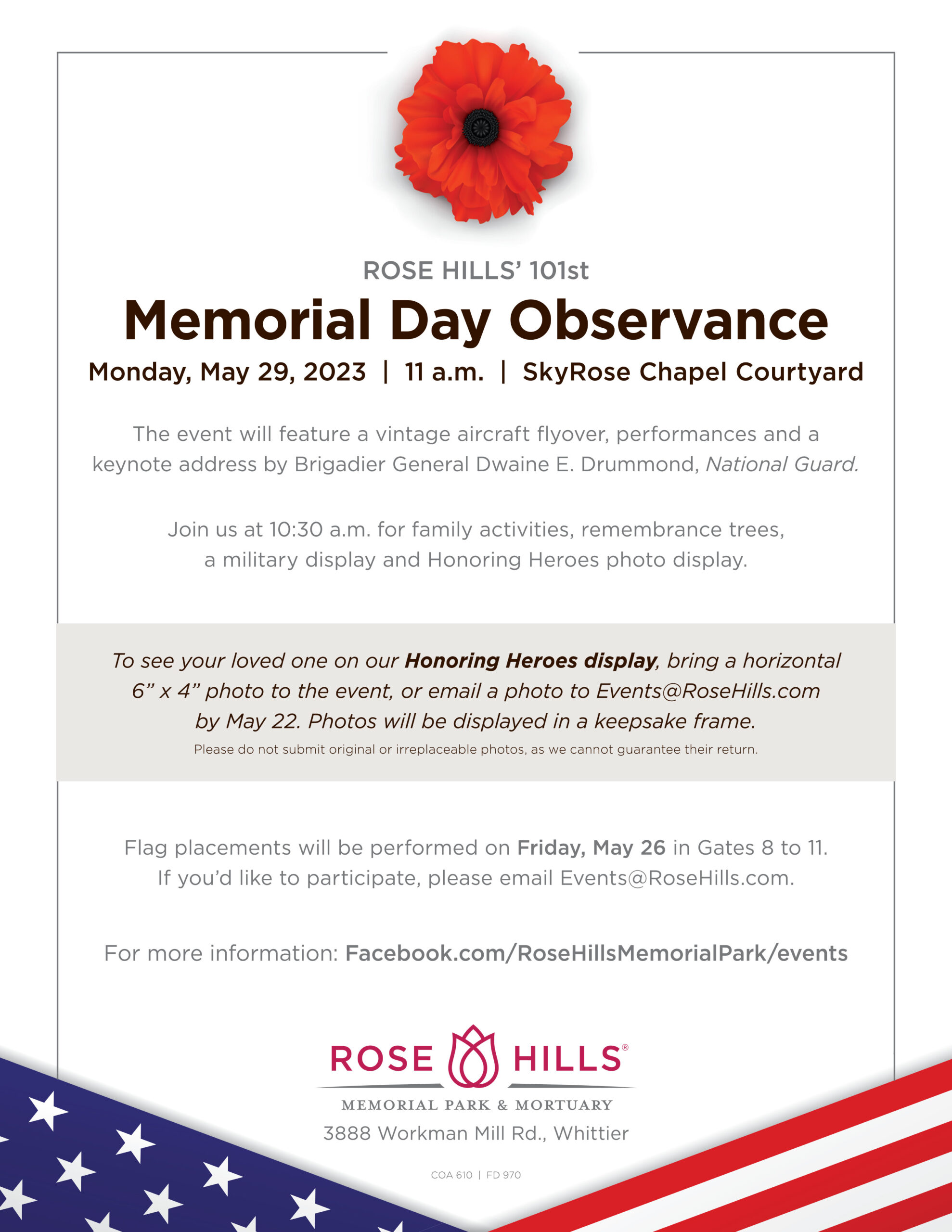 Rose Hills Memorial Day Observance 