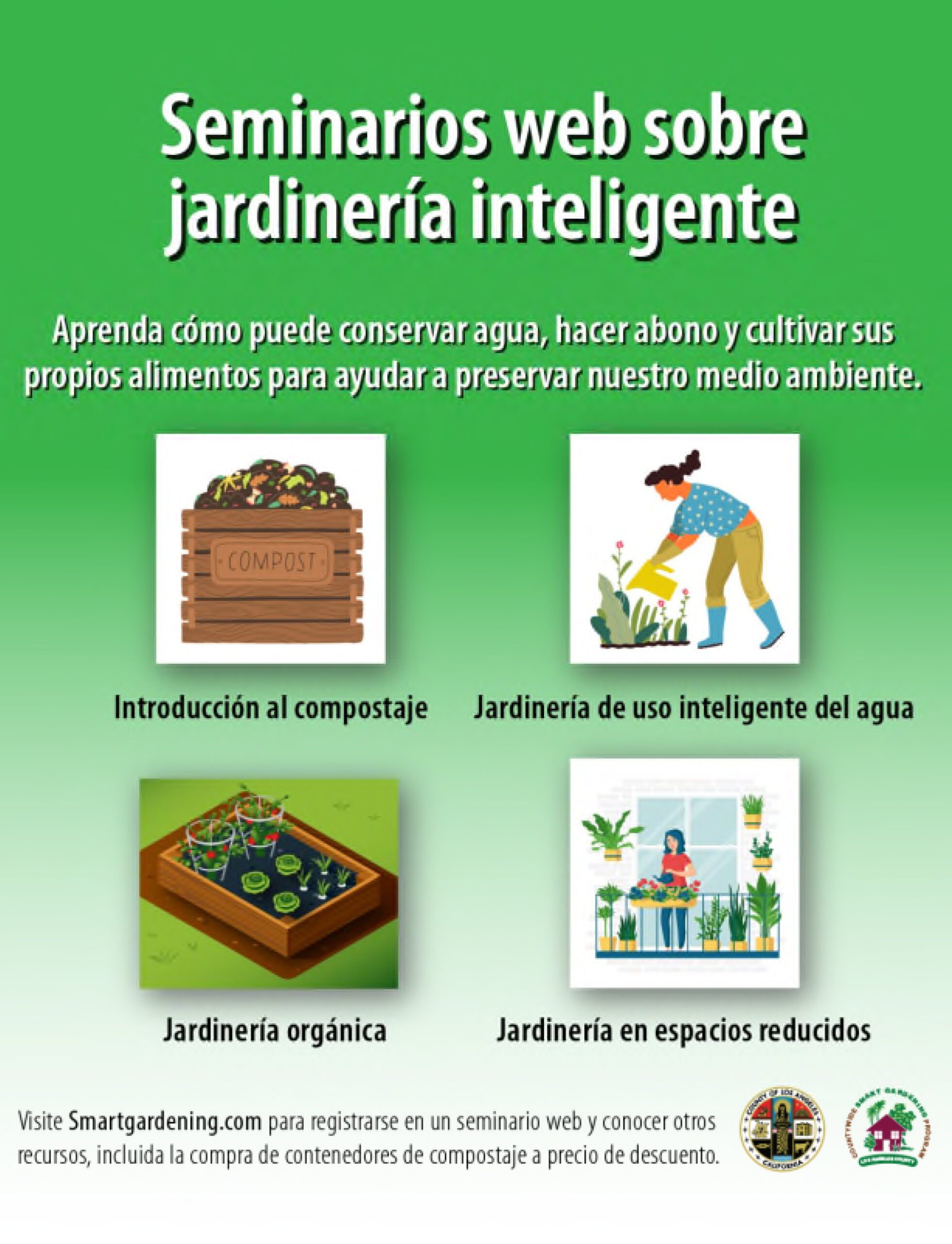 LA County Smart Gardening webinars in Spanish