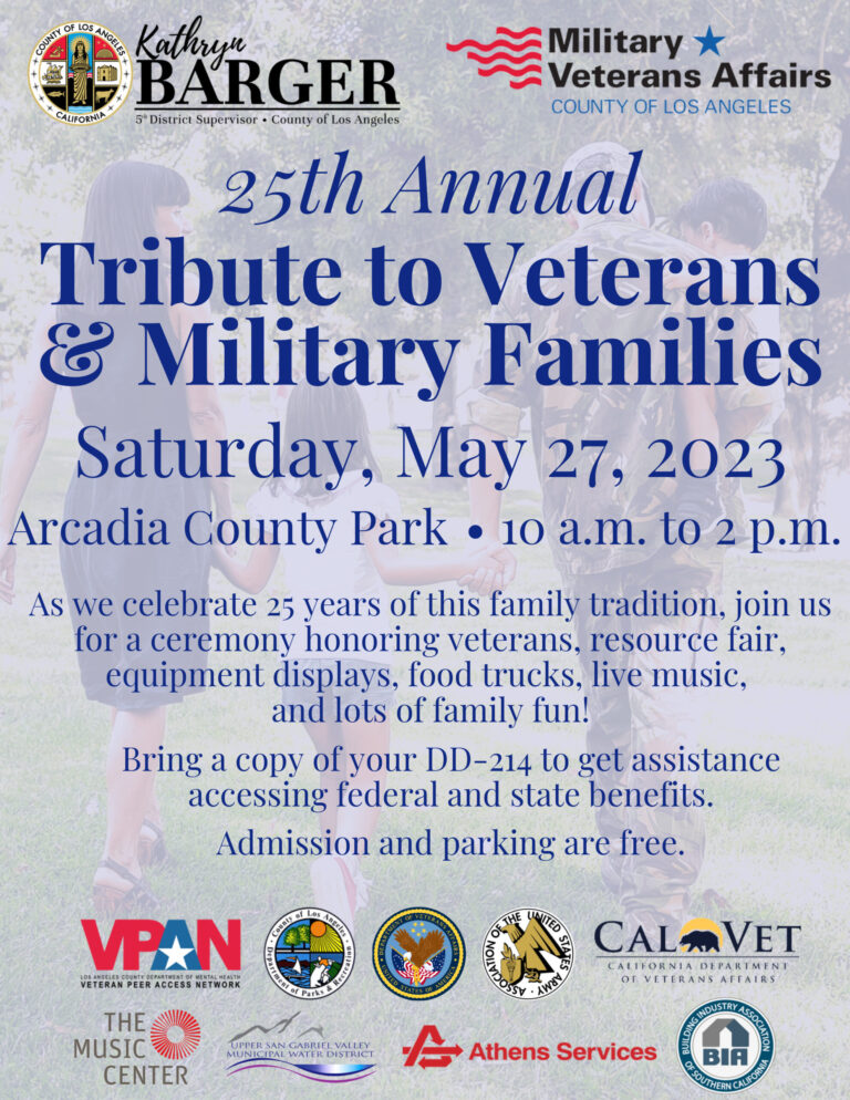 Supervisor Kathryn Barger's annual Tribute to Veterans