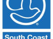 blue and white logo for South Coast AQMD