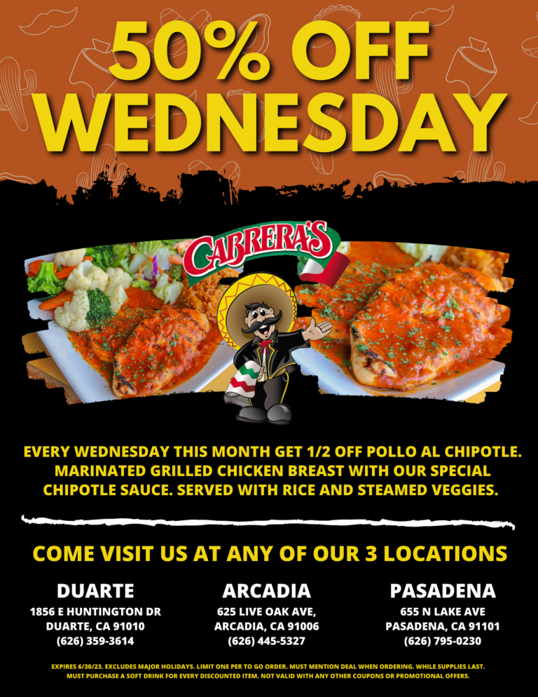 Cabrera's June Special