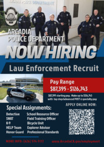 police department hiring law enforcement recruit 