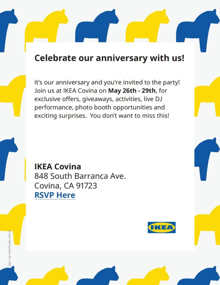 join the Ikea Covina business network flyer of information