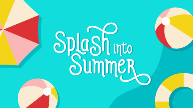 splash into summer header from Shops at Santa Anita
