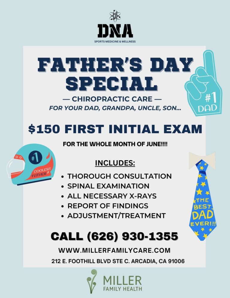 Miller Family Health father's day special