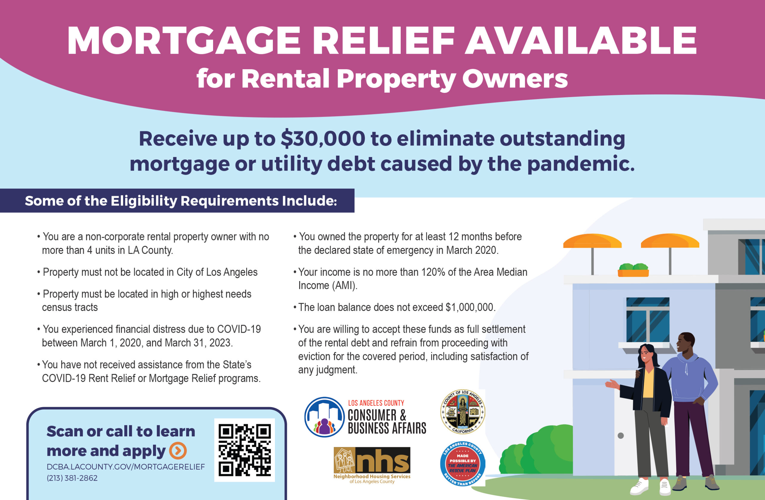 Mortgage Relief flyer in English 