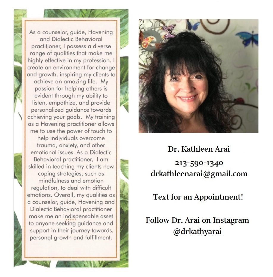 Dr Kathleen Arai flyer 4