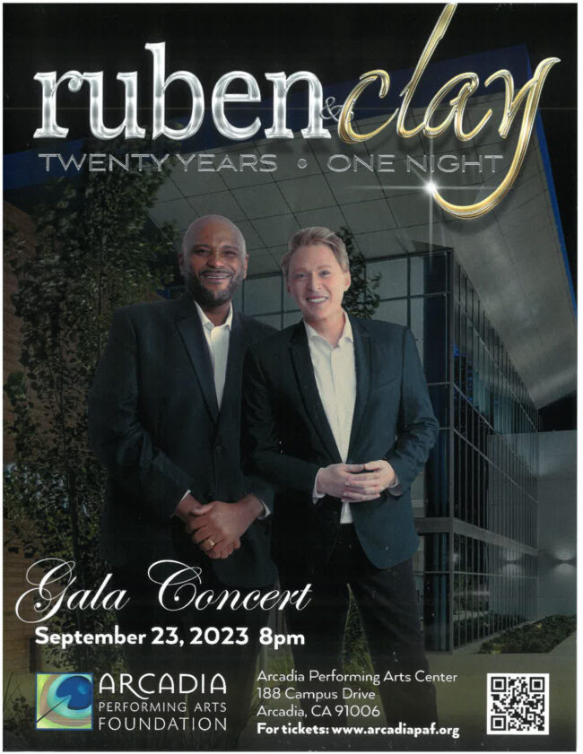 Ruben & Clay at the Performing Arts Center