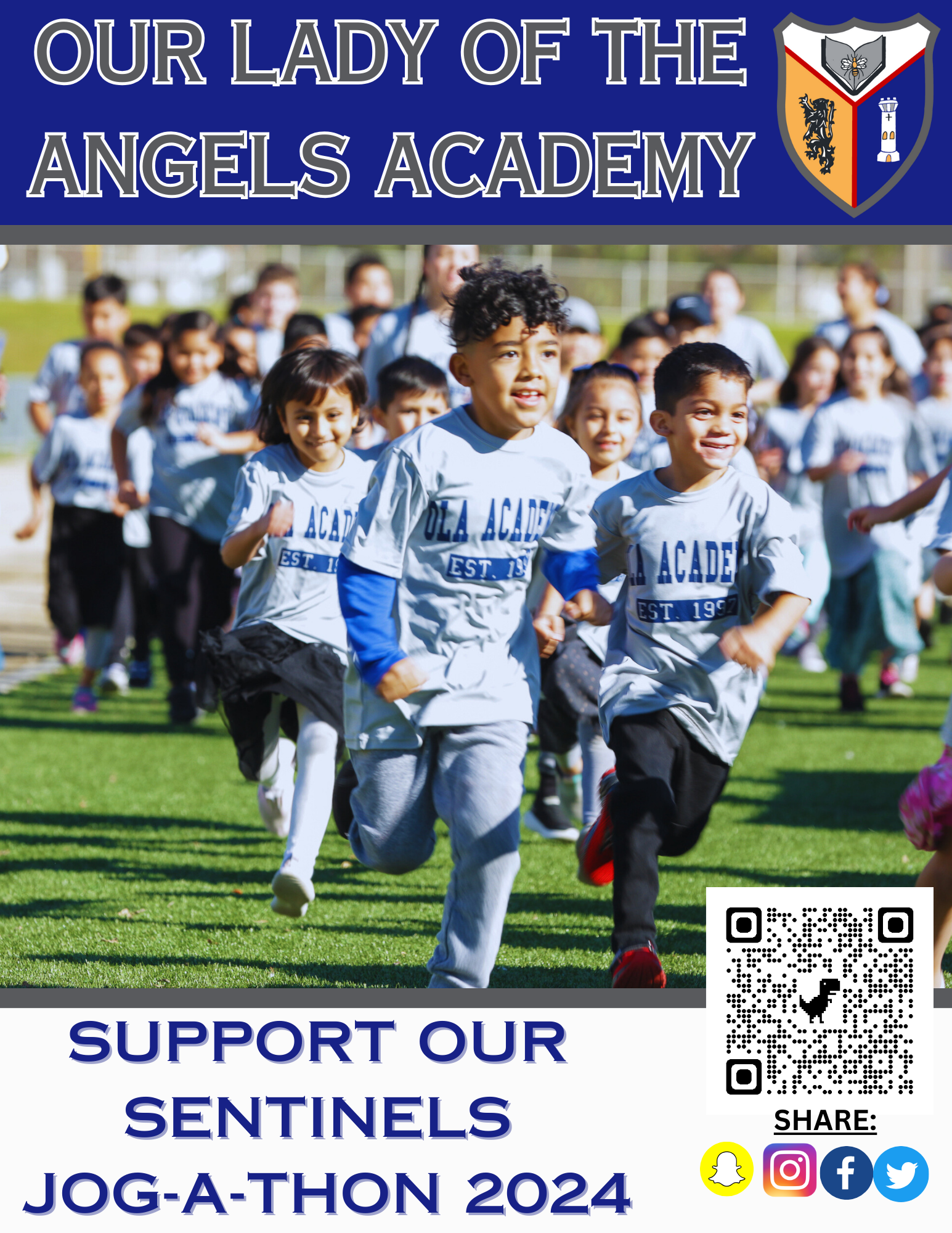 Our Lady of the Angels 2023 jog-a-thon