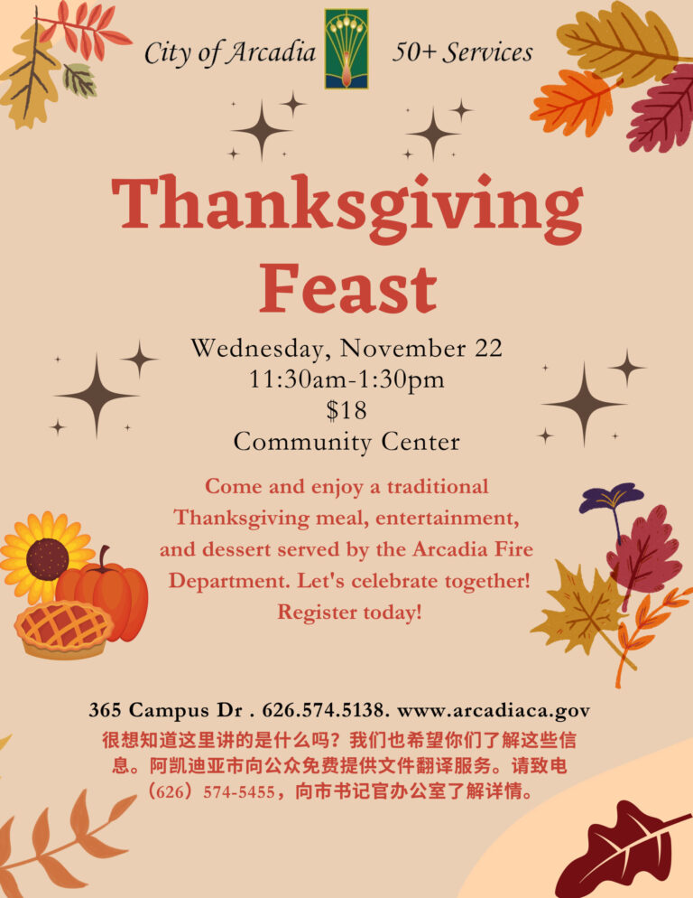 Senior Services Thanksgiving Luncheon