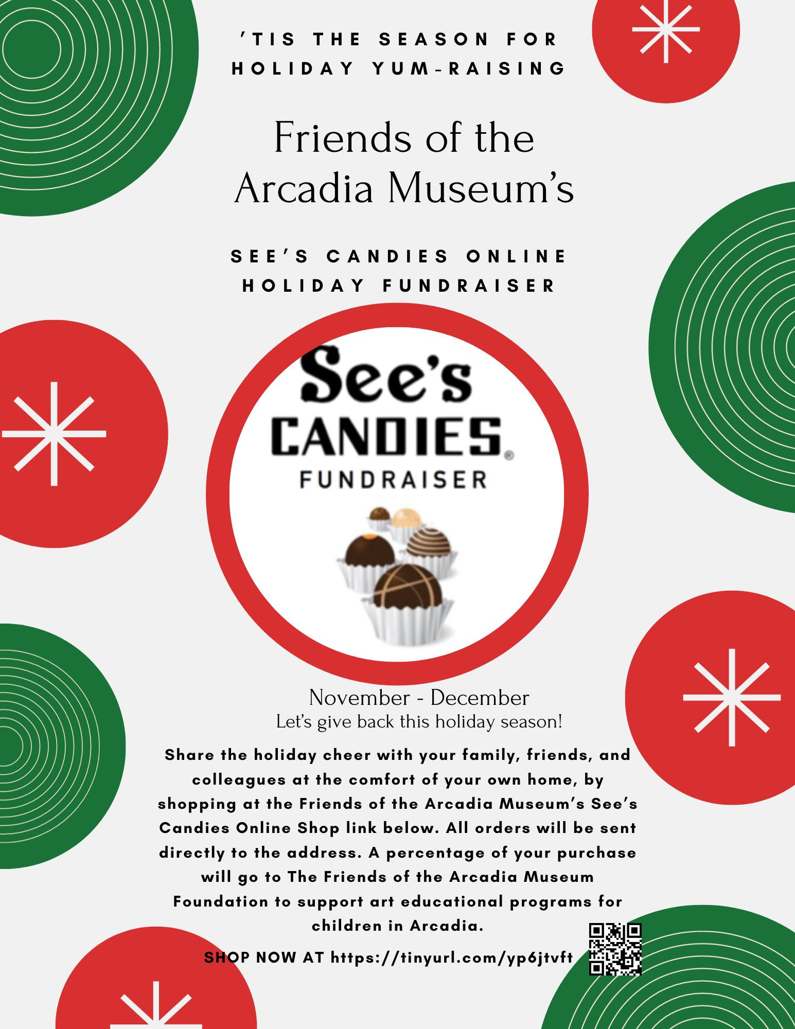 Friends of the Museum See's Candies fundraiser 
