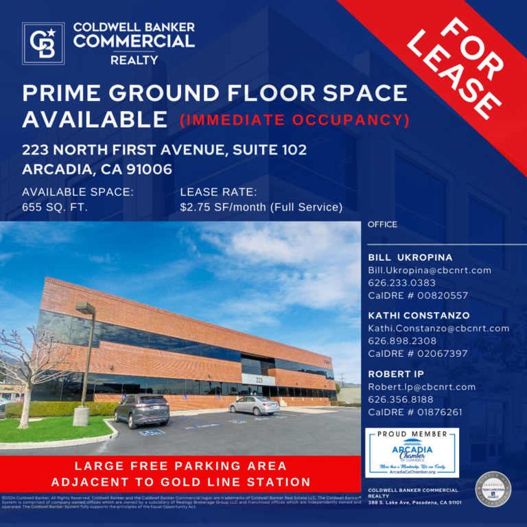 Coldwell Banker Commercial listing for 223 N First Ave in Arcadia