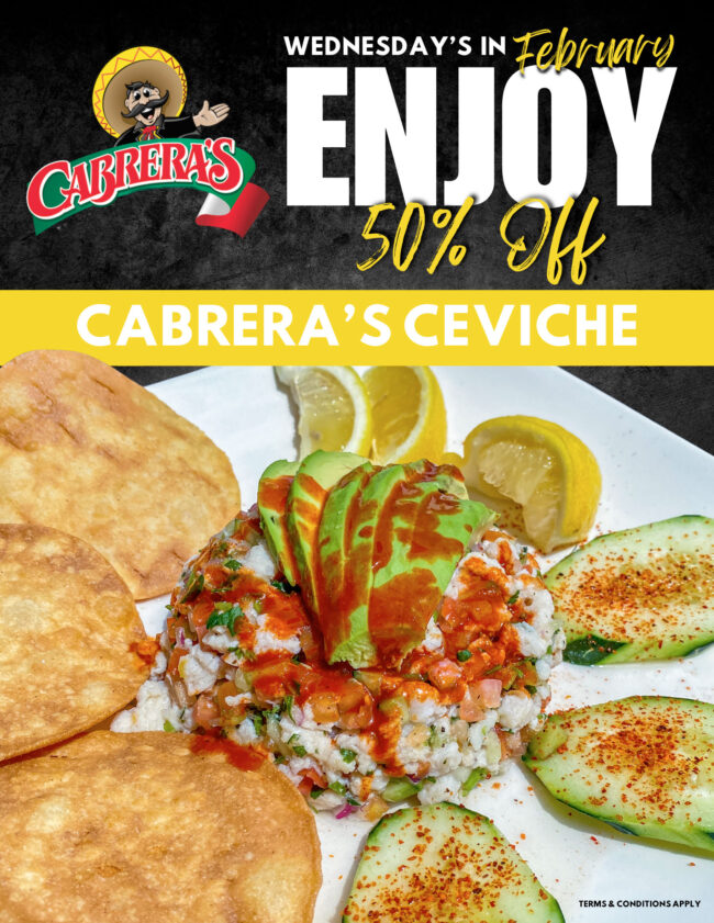 Cabrera's deal for the month of February 2024