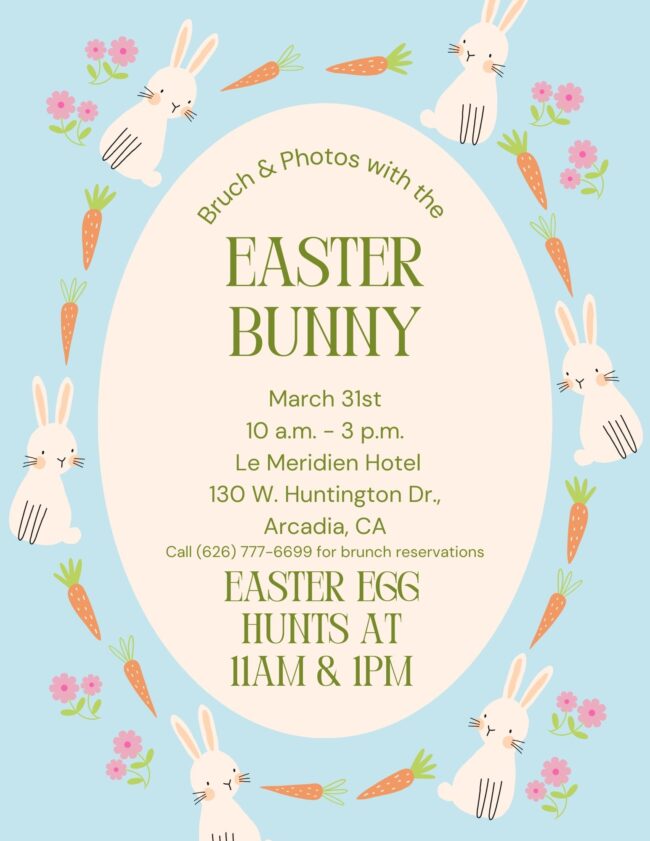 Easter at the Le Meridien Hotel for March 31