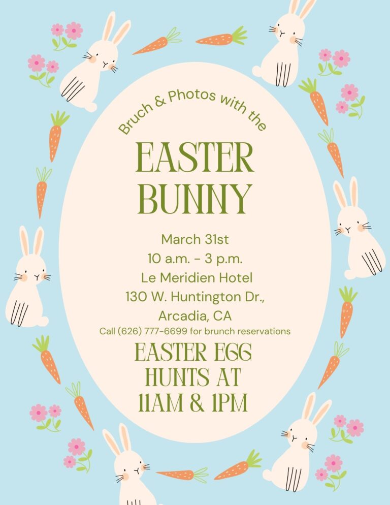 Easter at the Le Meridien Hotel for March 31