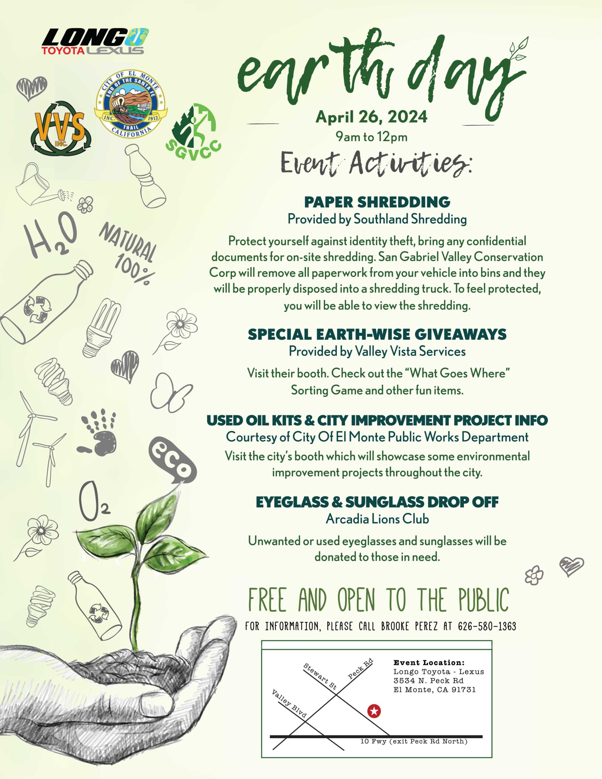 Earth Day events and activities at Longo Toyota