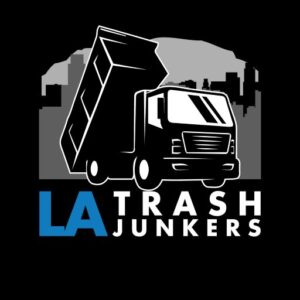 logo for LA Trash Junkers showing dump truck