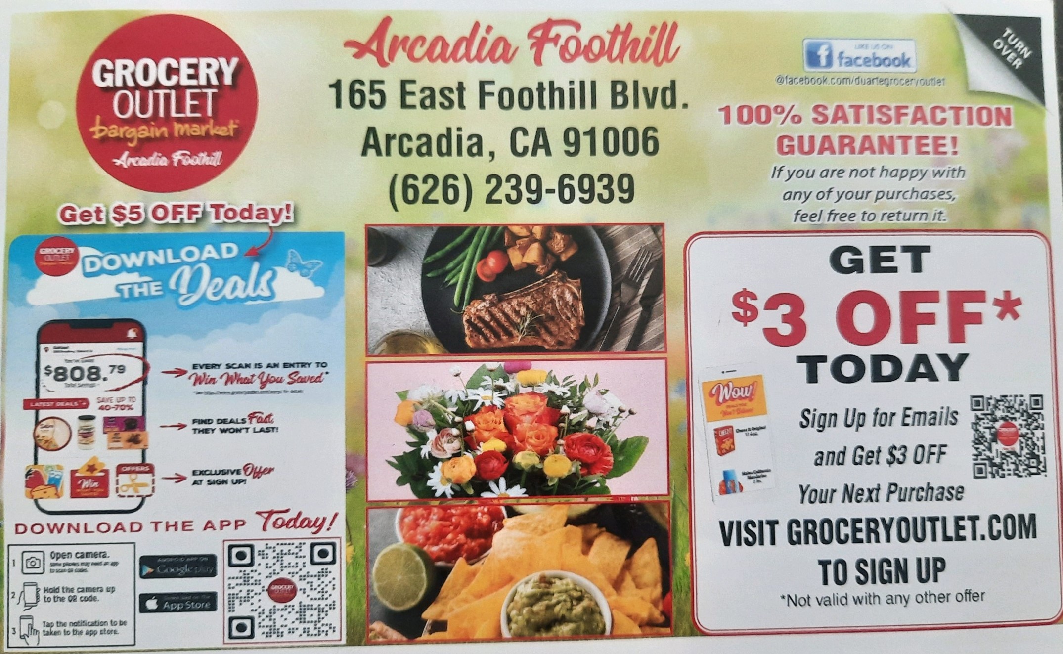 Grocery outlet Foothill current specials 