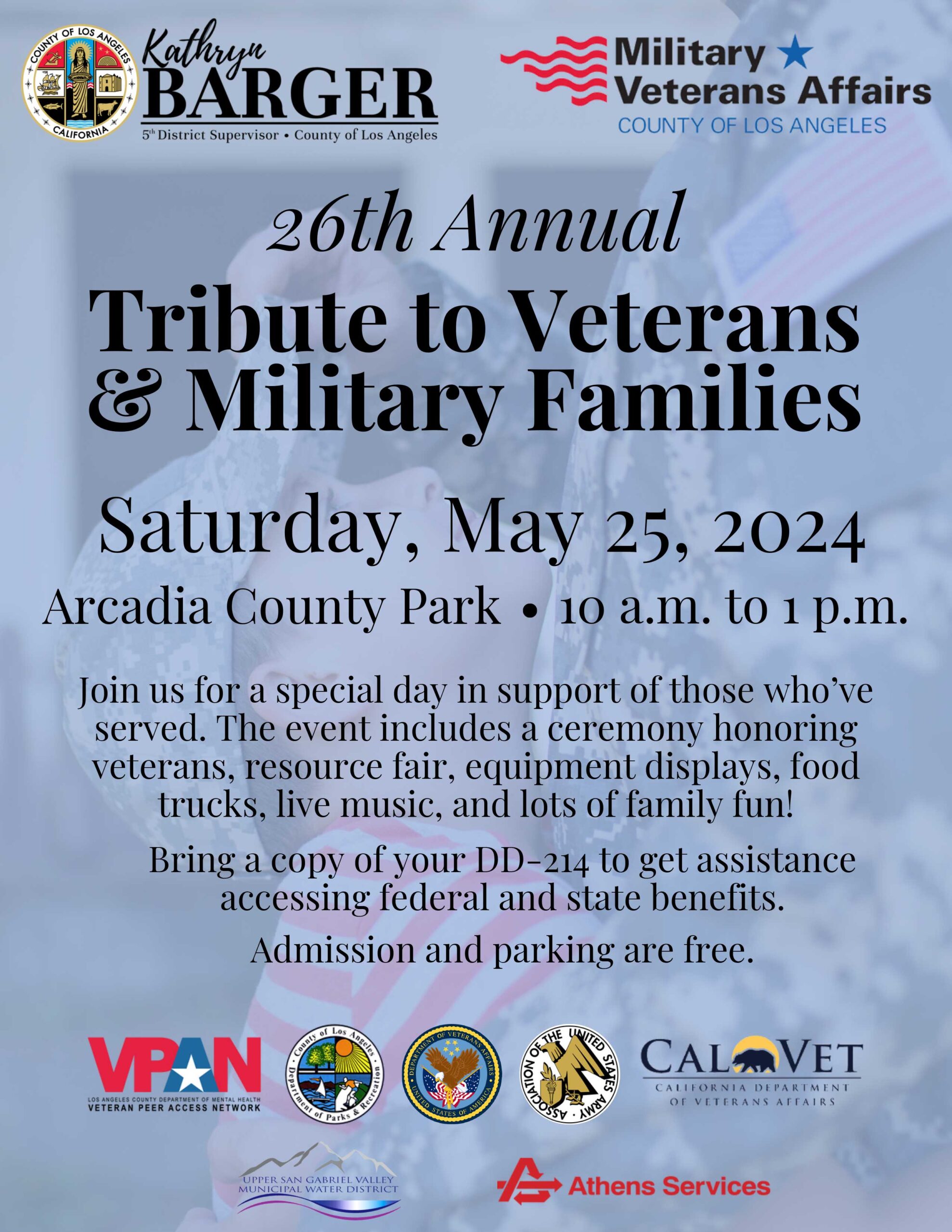 26th Annual Tribute to Veterans and Military Families 2024