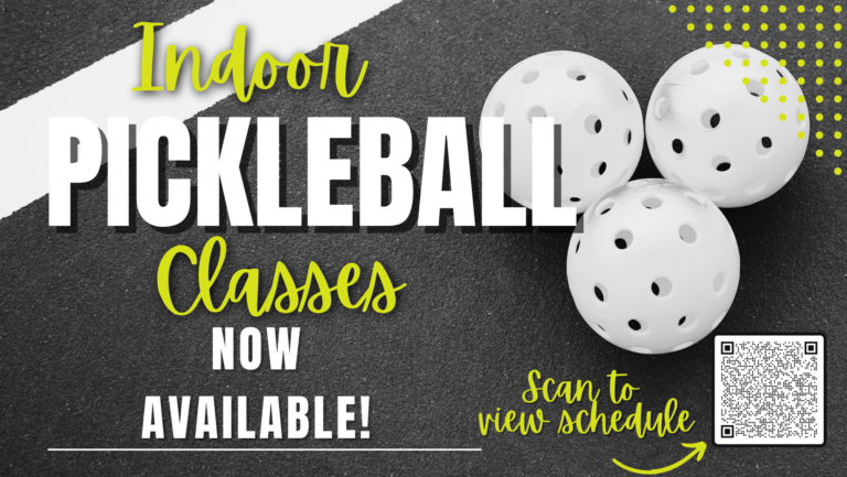indoor pickleball classes now available from City of Arcadia Recreation and Community Services Department