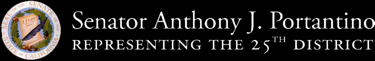 banner logo for Senator Anthony Portantino