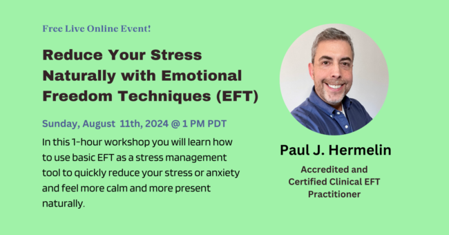 EFT for Authentic Living reduce stress naturally webinar