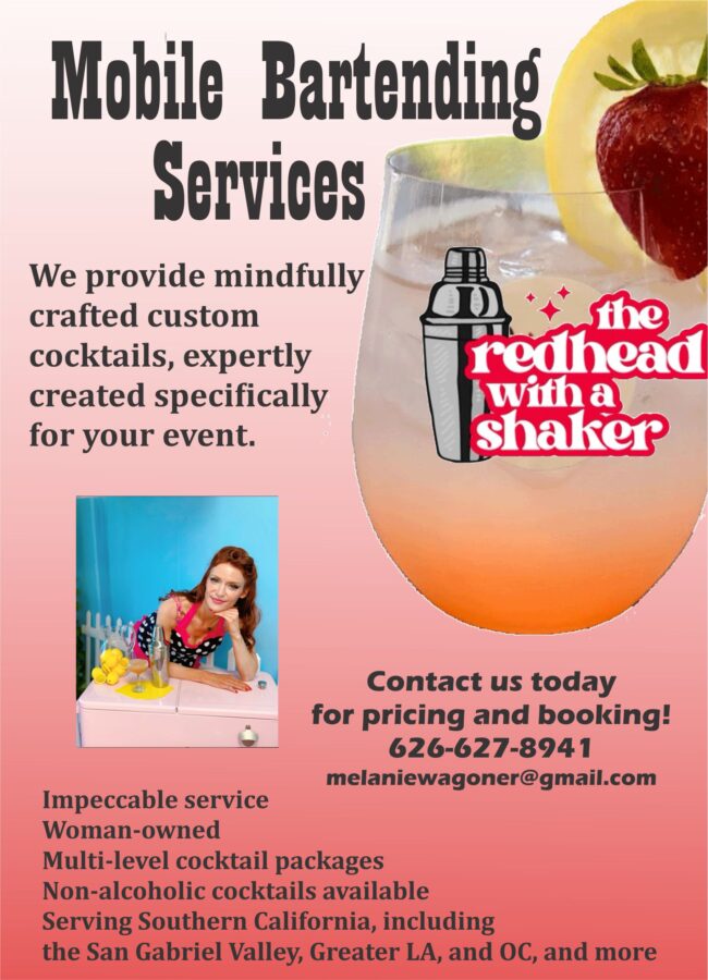 Redhead with a Shaker flyer